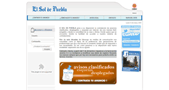 Desktop Screenshot of anuncioselsoldepuebla.com.mx