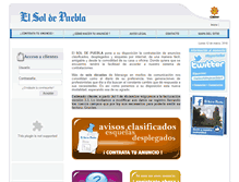 Tablet Screenshot of anuncioselsoldepuebla.com.mx
